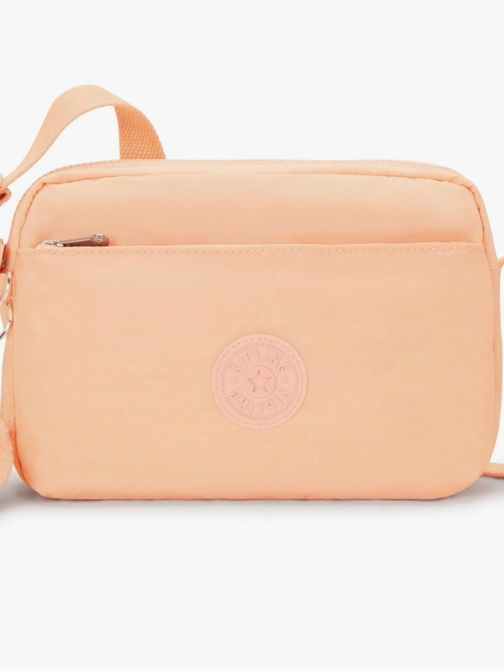 KIPLING Peach Crossbody Shoulder Bag - Lightweight Everyday Tote